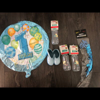 Baby boy party/shower items