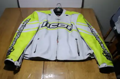 Icon Daytona Motorcycle Jacket - Perforated Leather, View more