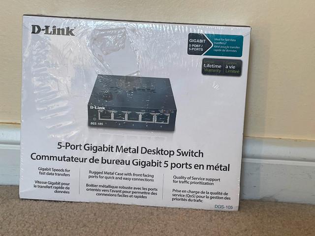 5-Port Gigabit Metal Desktop Switch in Networking in Oshawa / Durham Region