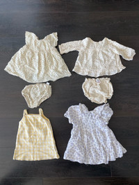 9-12month old baby summer dresses (4pcs)