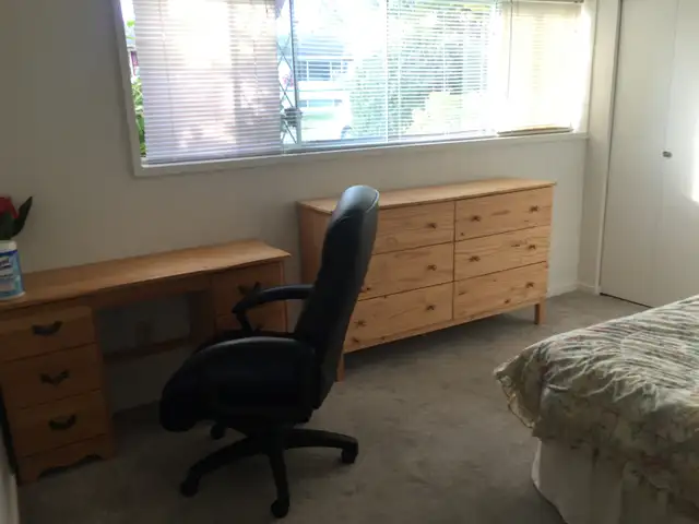 Very large Master bedroom in a fully furnished two-bedroom suite