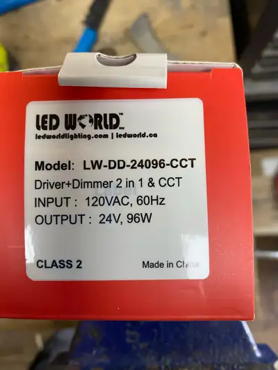 24 volt LED driver-dimmer in one device by LED World., View more