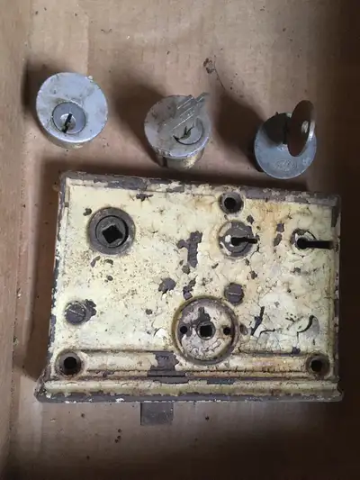 Mallory Wheeler Vintage Rim Lock Dual Key, View more