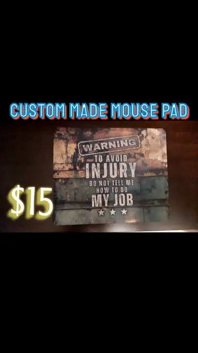 New custom made mousepad , View more