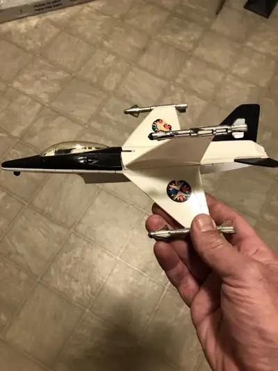 A vintage 1970’s era Processed Plastics Company , Montgomery, Illinois …Space Age X-Wing Fighter Jet...
