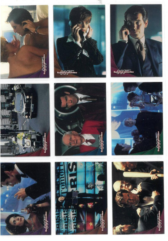 James Bond Tomorrow Never Dies trading card set, inserts, promos in Arts & Collectibles in Calgary - Image 3