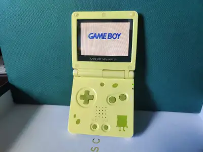 Nintendo Gameboy Advance SP GBA Spongebob AGS 101 Brighter LCD, View more