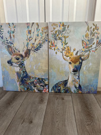 IKEA Deer Canvas Pictures