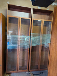 High Quality Genuine Solid Wood Wardrobe Almirahs Cabinet w Shel