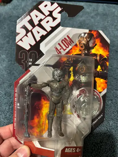 Star Wars 4-lom figure from the 30th anniversary collection. This is the best version of 4-lom that...