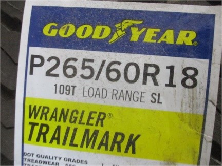 New Goodyear Wrangler Tires P265/60/R18 (4) All Season | Tires & Rims |  Owen Sound | Kijiji