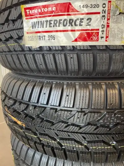 Firestone winter force tires. various sizes available. $425-$625 per set.