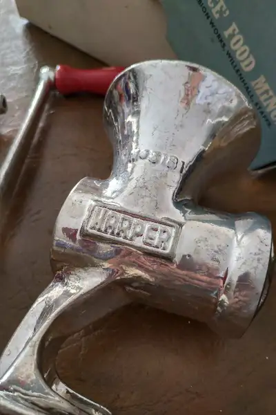 Vintage Harper No. 3181 'Beatrice' Food Mincer, Chopper w/box, View more