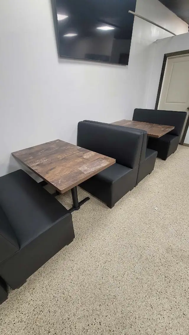 Restaurant Booths/Tables/Chairs (Brand New)63234499477249121
