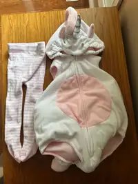 Carter’s Unicorn Costume with leggings. 12 months.