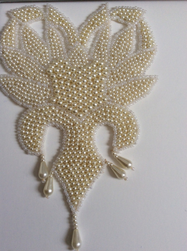 Pearl Beaded Appliqué Sewing Sequins Lace Craft Design Accessory in Hobbies & Crafts in City of Toronto - Image 3