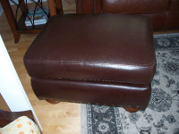 Broyhill Leather Footstool