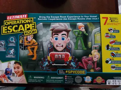 Used only a few times, all parts are there. Very fun game for younger kids (6 and up) who enjoy esca...