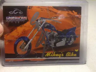 Card Autograph Signed Mikey’s Bike, View more