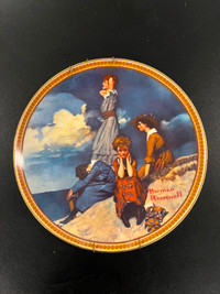 Vintage "Waiting On The Shore" Collectors Plate For Sale