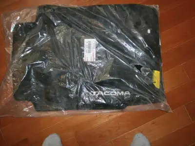 TOYOTA TACOMA 4 - PIECE VALOUR INTERIOR FLOOR MAT SET. (DARK CHARCOAL, black). PART NO. PT206-35121-...