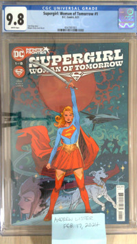 Supergirl: Woman of Tomorrow #1 (2021) CGC 9.8 Slab, White Pages
