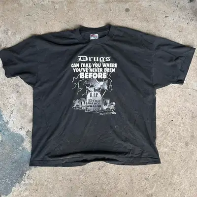 Super Rare shirt Front & back hit on this one! Made in USA tag Size XL Length 27.5inch Pit to pit 24...