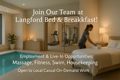 Job & Live-In: Skilled Pro (Massage, Fitness, Swim, Housekeeping, View more