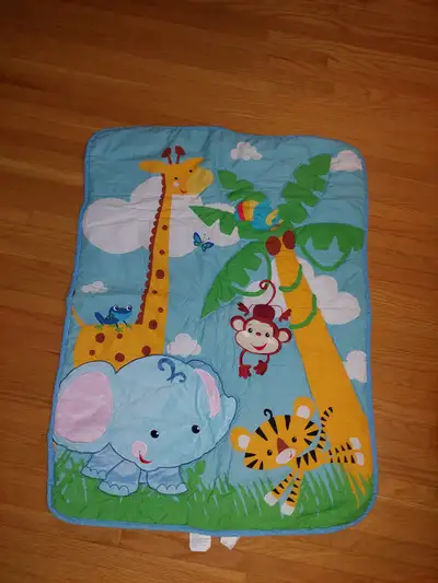 Fisher price rainforest animal crib set, View more