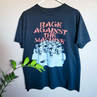 Vintage Y2K RATM band shirt