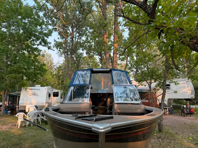 2006 Yamaha G3 Angler V185 with 150 HP 4-Stroke Yamaha Engine in Powerboats & Motorboats in Winnipeg - Image 8