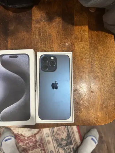 iPhone 15 pro max 256gb blue , View more