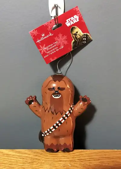 Hallmark Star Wars Chewbacca Decoupage Christmas  Ornament - NEW, View more