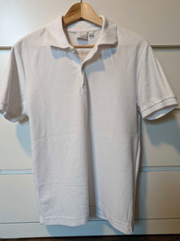 Men's Mango white polo t-shirt size S mint condition 