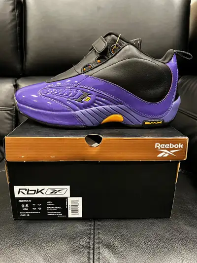 Reebok Answer IV • Lakers • size 9.5, View more
