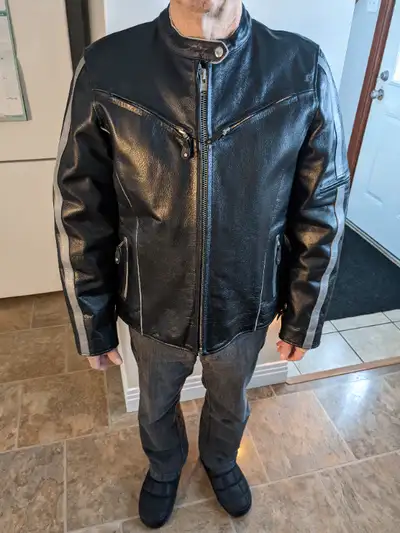Manteau en cuir pour moto, View more