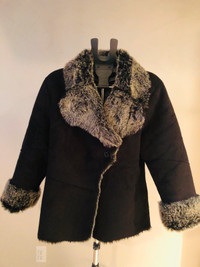 MAKSA Gorgeous Faux Fur Coat