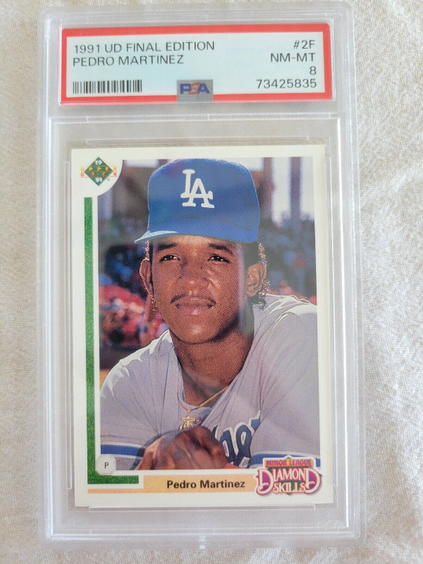 1991 Upper Deck Pedro Martinez Rookie Baseball Card PSA8 in Arts & Collectibles in Woodstock