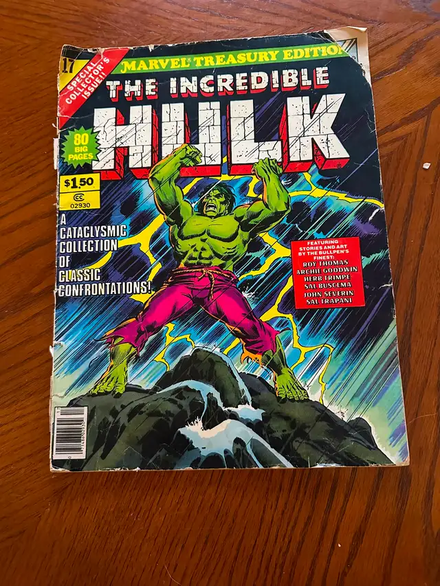 Marvel Treasury Edition #17 - The Incredible Hulk, Marvel, 1974 in Comics & Graphic Novels in Kingston - Image 2