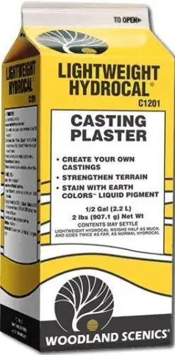 Woodland Scenics Lightweight Hydrocal, Casting Plaster C201, View more