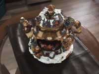 Christmas Tea Pot Decoration with Music