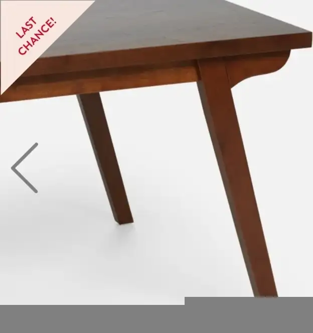 Structube Walnut Dining Table in Dining Tables & Sets in City of Toronto - Image 3
