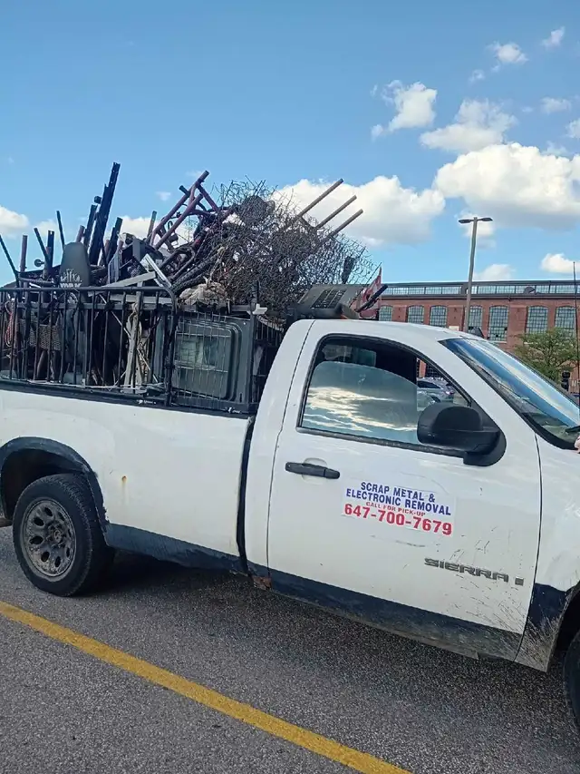 Scrap metal and junk removal.