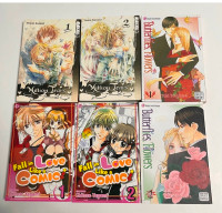 JAPANESE MANGA lot of 6 graphic novel comic books anime