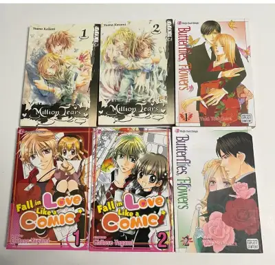 JAPANESE MANGA lot of 6 graphic novel comic books anime, View more