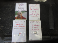 4 livres Matthieu Ricard Moine bouddhiste 20$ le lot