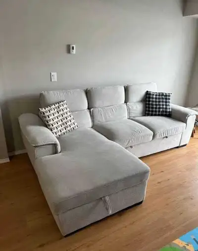 Sleeper sectional with pull out bed , View more