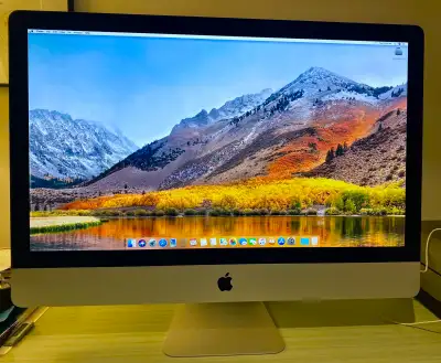27" iMac late 2009 - works perfectly. 3.06 Intel Core 2 Duo. 12 Gigs RAM. 750 Gig HD. (see attached...