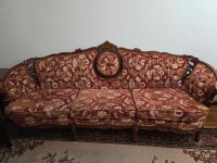Antique Real Wood Italian Sofa
