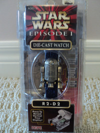 Star Wars R2-D2 Die Cast Watch *NEW IN BOX*